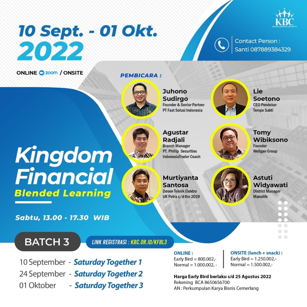 KINGDOM FINANCIAL BLENDED LEARNING BATCH 3