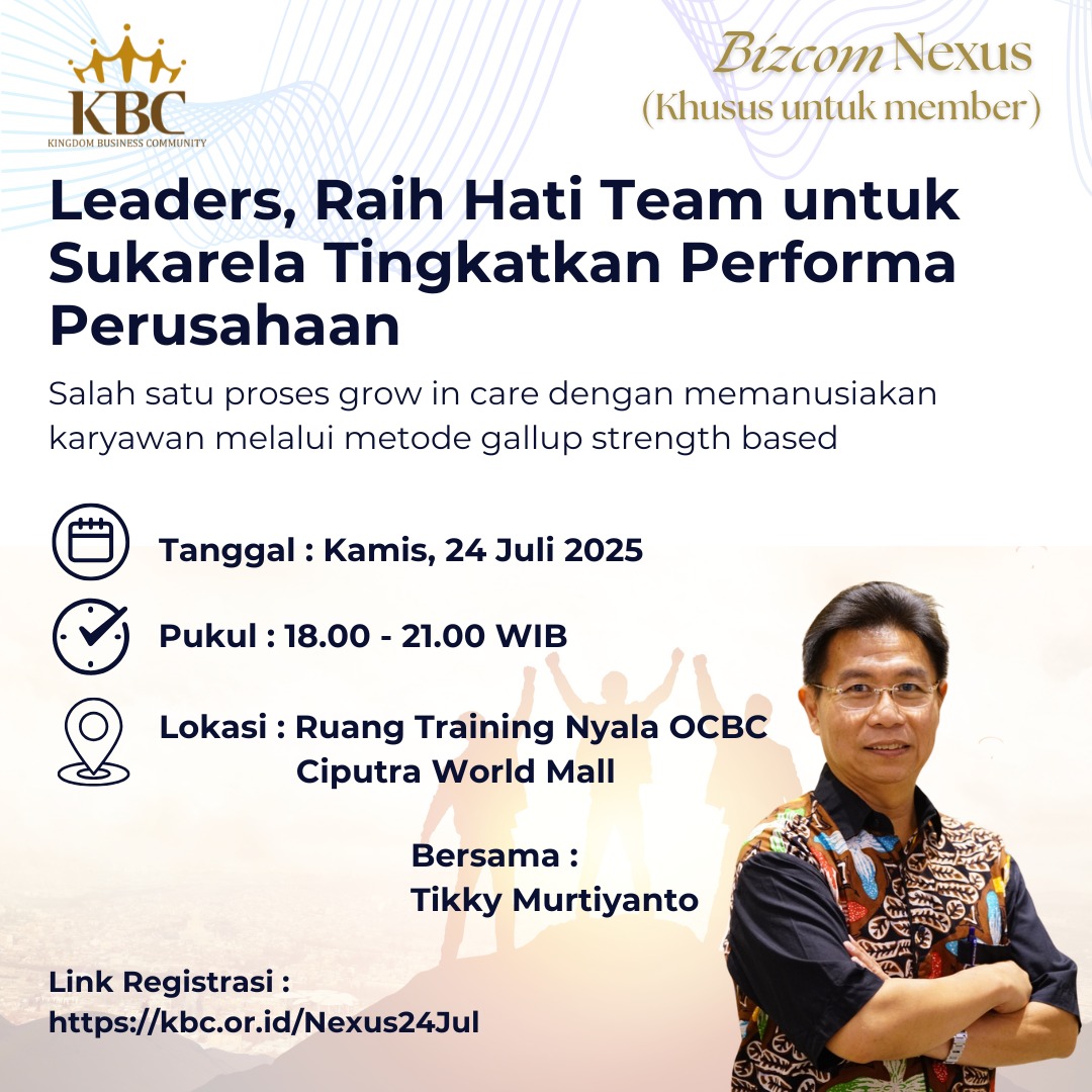 Leaders, Raih Hati Tim untuk Sukarela Tingkatkan Performa Perusahaan